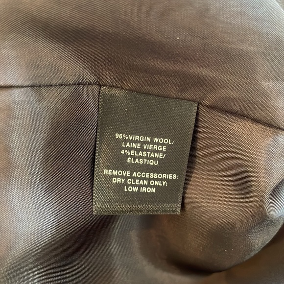 Lafayette 148 midi black wool sheath dress. 100 percent fully lined. - Picture 3 of 3